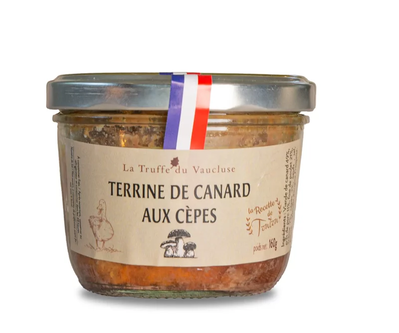 Terrine de canard aux Cêpes